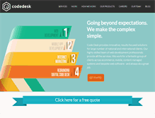 Tablet Screenshot of code-desk.com